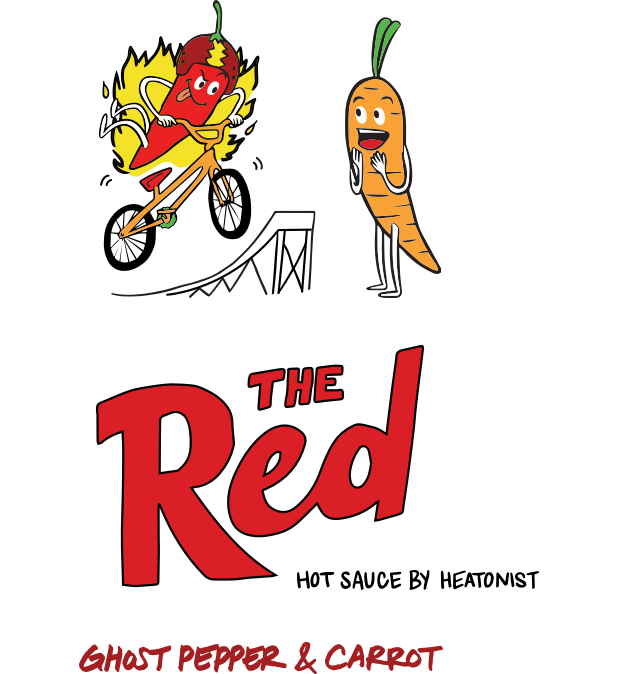 the red - ghost pepper and carrot