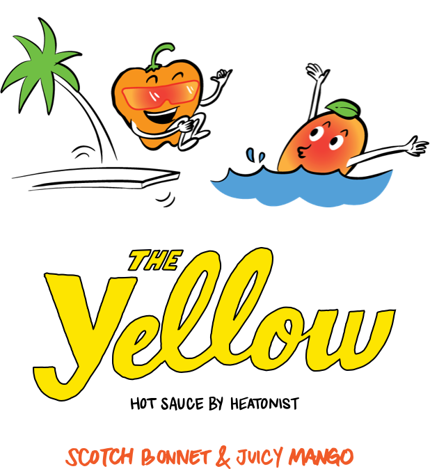 pepper and mango on a beach